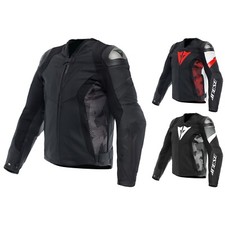 Dainese Hommes Moto Veste Avro 5 - Sport Course Veste en Cuir Avec Protecteurs