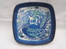 Ancien plat Signé Marianne Johnson Royal Copenhague Denmark Vintage 1960 