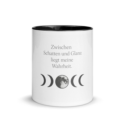 Tasse mit spruch mondphasen - tasse,