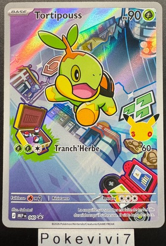 Carte pokemon tortipouss mep - pokemon,