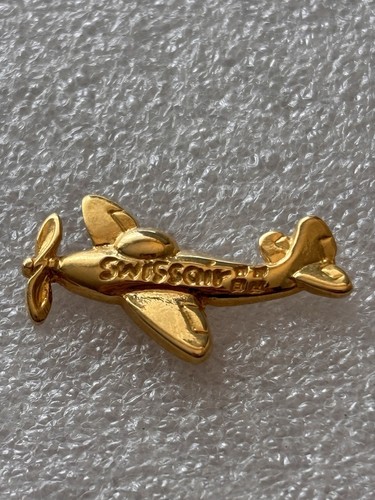 Pin bijoux doré swissair - pin's,