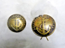 LOT DE 2 BOUTONS  MARINE