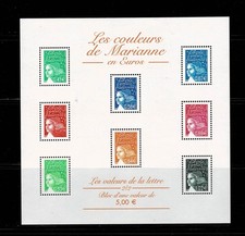 timbres France:  feuillet neuf**2002, vendu à 40 % de la valeur faciale