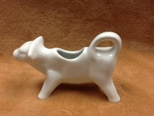 White Porcelain Creamer Cow