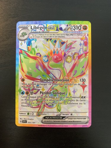 Carte pokémon libégon - carte,