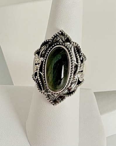 Malagasy labradorite ring - labradorite,