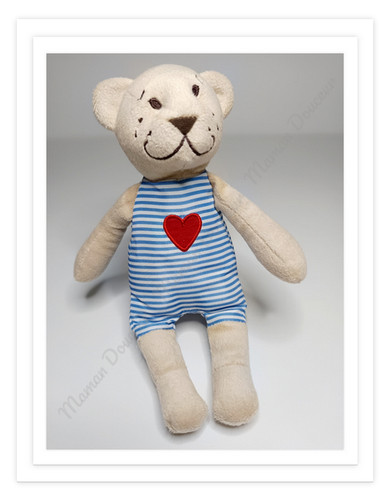 Peluche doudou ours - ours, beige