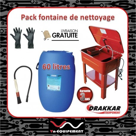 Pack fontaine nettoyage - pack,
