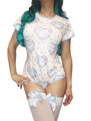 Adult snap crotch romper - crotch,