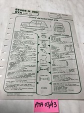 Fiche technique automobile