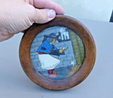 cadre sous verre bretagne signé  Paul Fouillen QUIMPER N°2