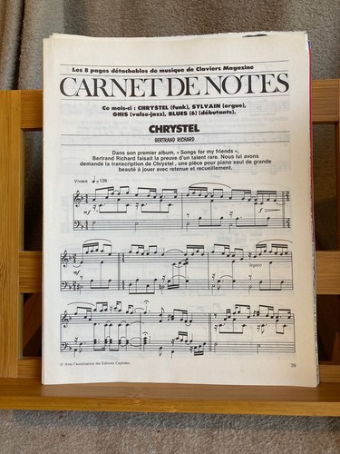 Carnet notes pages - de,