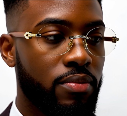 Men clear lens eye glasses - clear,