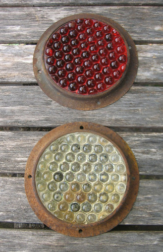 Ancien reflexteur catadioptre - reflexteur,