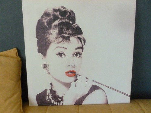 Ravissant tableau audrey - tableau,
