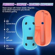 Lot souris et tapis de souris gaming avec base magnétique pour poignées Ninten