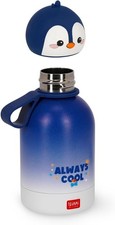 Legami Chaud/Froid Bff Thermos Bouteille pour Enfants, Pingouin Inox - 310ml