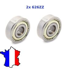 2x Roulement à billes 626ZZ - haut de gamme - 6*19*6 mm 6x19x6 cnc imprimante 3D