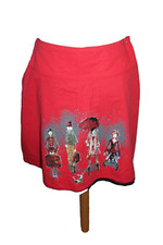 JUPE IMPRIMEE FEMME  °°° PRINCESSE NOMADE   °°° TAILLE L . PARFAIT ETAT