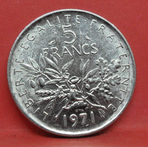 Pièce francs semeuse - semeuse, 1971
