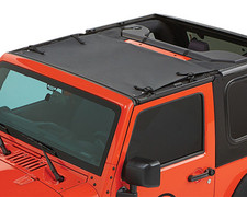 Bikini style Targa diamant noir 4 portes Jeep Wrangler JK 07-15