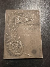 rare belle médaille En bronze Helice club de France de 1901 yatching Bateau