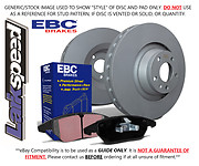 Ebc rear discs ultimax pads - ebc,