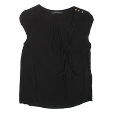 ZARA Haut Femme Noir M