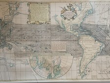 Fac simile de Halley, Carte du