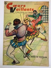 COEURS VAILLANTS N°8 DU 23/02/1958; Dufraisse sur ses terres