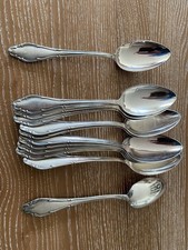 Couverts Assortis vintage WELLNER : 12 couteaux + 12 fourchettes + 12 cuillers