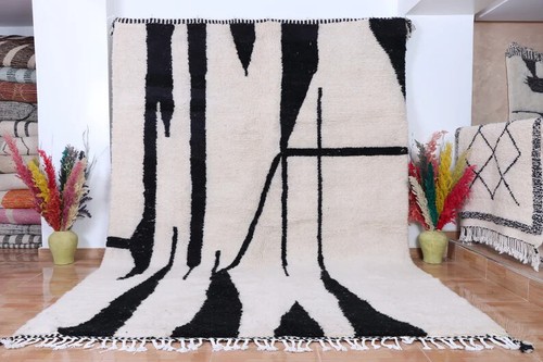 Tapis marocain contemporain - ,