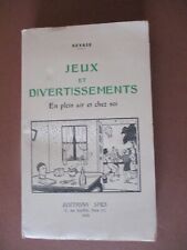 NEUF. JEUX et DIVERTISSEMENTS - PLEIN AIR CHEZ SOI. SEYGIE. SPES en 1936
