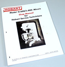 Hobart H600 L800 Mixer Shop