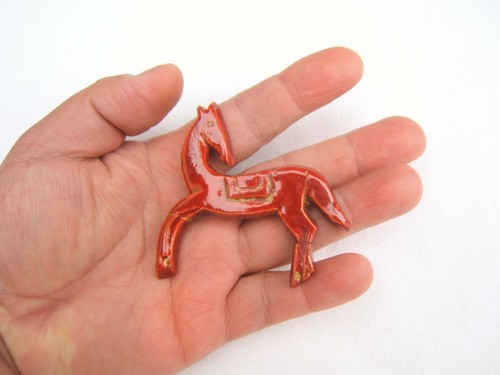 Ancienne broche céramique - ancienne,