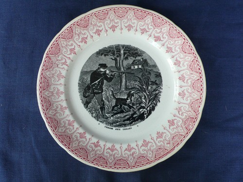 Ancienne assiette digoin - ancienne, &