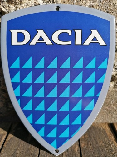 Plaque émaillée dacia - plaque,