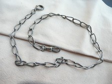 chaine de montre ancienne en argent de  belle qualité poids 12,5 gr