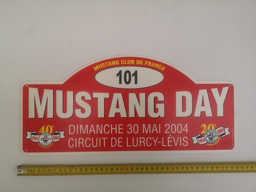 Plaque rallye plastique - de,