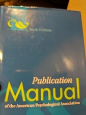 Publication Manual of the