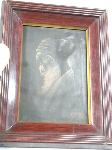 Ancien cadre gravure - cadre,
