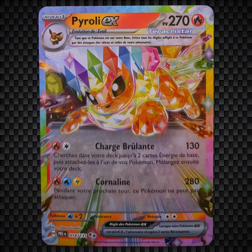 Cartes pokémon pyroli ex - cartes,