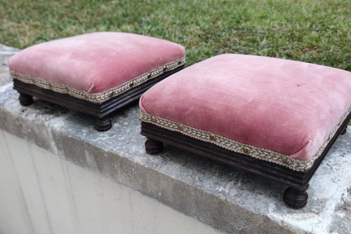 Paire tabourets repose pied - paire, de