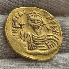 Monnaie byzance phocas - monnaie,, byzance,
