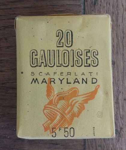 Ancien paquet gauloises - de,