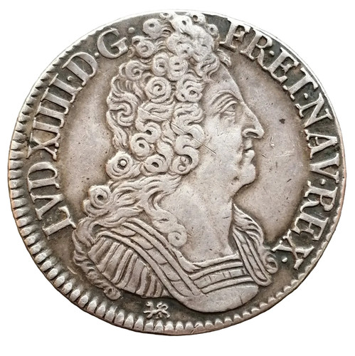 Louis xiv ecu aux - (1643-1715),