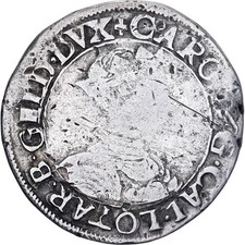 Duché de Lorraine, Charles III, Teston, ND(1545-1556), Nancy, Argent, TB