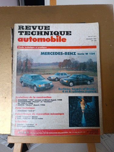 Revue technique automobile rta - technique,