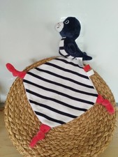 Doudou plat mouchoir phoque