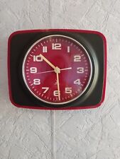 pendule vintage murale Jazz Transistor Mvt License Ato Fonctionne 